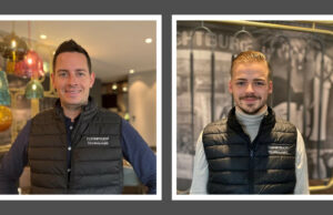 Clevertouch Technologies weiterhin auf Wachstumskurs Klaus Krappmann und Leon Löper (von links, Foto: Clevertouch)