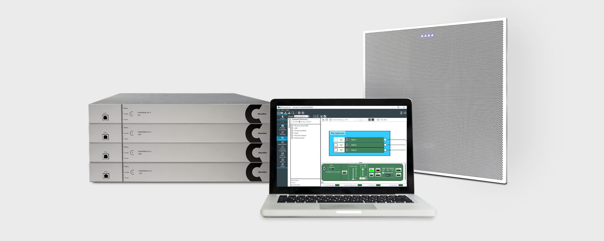 ClearOne: Neue Funktionen für Converge Pro 2