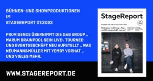 StageReport 7.2023 erschienen