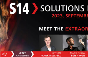 S14 Solutions Days am 27. und 28. September bei Exertis AV (Grafik: Exertis AV)