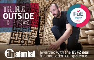 Adam Hall Group erhält BSFZ-Siegel für Innovationskompetenz (Grafik: Adam Hall)