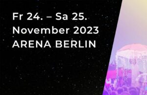 Future of Festivals 2023 am 24. und 25. November in der Arena Berlin (Grafik: Future of Festivals GmbH)