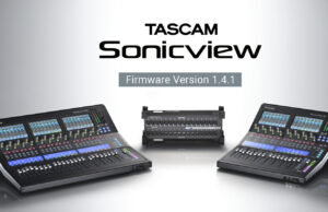 Firmware-Update für die Tascam Sonicview-Digitalkonsolen (Grafik: Tascam)