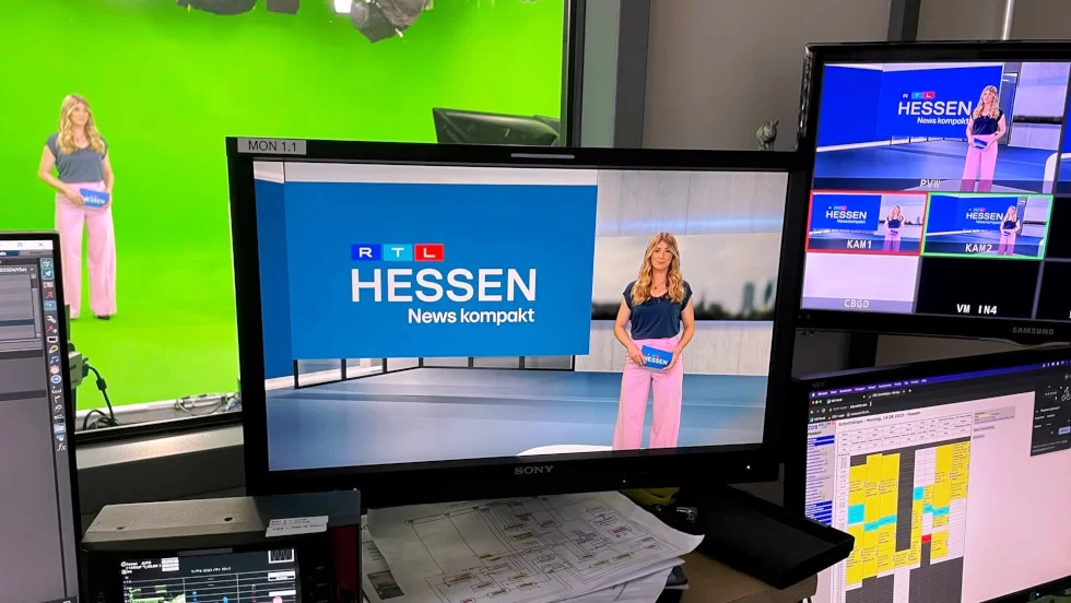 Neues Virtual Reality-Studio für RTL Hessen (Foto: TVN Solutions)
