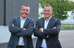 Neuer Winkler Livecom Standort Zentralschweiz eröffnet Stefan Mathys und Lukas Oehen (von links, Fotos: Winkler Livecom)