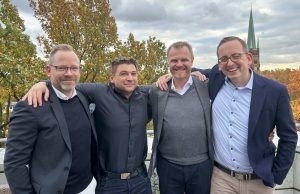 Kern & Stelly übernimmt prodyTel Distribution Arne Beismann, Christian Carrero, Andreas Stelly und Frederik Bartels (von links, Foto: Kern & Stelly)