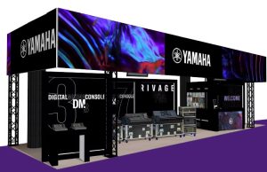 Yamaha auf der Tonmeistertagung in Düsseldorf Yamaha Stand bei der Tonmeistertagung (Grafik: Yamaha)