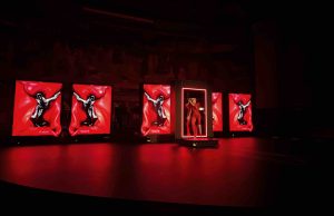 Aumovis LED-Screens für avantgardistische Modenschau