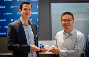 Lang vertreibt Lösungen von Pixelhue im DACH-Raum Bekanntgabe der Partnerschaft auf der ISE 2024 (Foto: Lang AG)