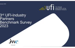 UFI: Servicepartner bleiben wichtiger Teil der Messebranche Industry Partners Benchmark Survey-Cover (Grafik: UFI)