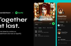 Spotify kooperiert mit Konzert-Plattform Bandsintown (Grafik: Bandsintown)