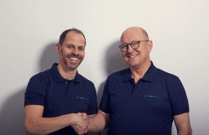 Crystal Sound: Matthias Großkopf verstärkt Geschäftsführung Matthias Großkopf und Gerd Gruß (von links, Foto: Crystal Sound GmbH)