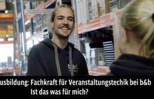 b&b eventtechnik nutzt yolomio für die Azubisuche