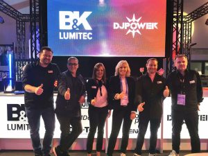 B&K Lumitec mit DJ Power bei der Prolight + Sound 2024 (Fotos: B&K Lumitec)