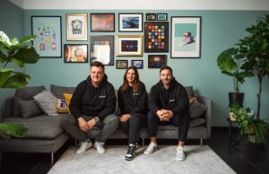 epicto Geschäftsführung mit Niklas Eck, Max Röhrich und Maja Schenk