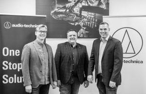 Neuzugang und Personaländerungen bei Audio-Technica Matthias Exner, Harald Rüdiger und Jan Saueressig (von links, Foto: Audio-Technica)