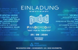 Pan Demo Day über Audionetzwerke und Immersive Sound