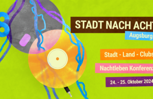 LiveKomm-Konferenz „Stadt Nach Acht“ kommt nach Augsburg Stadt Nach Acht-Visual (Grafik: Stadt Nach Acht)