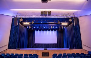 Rider Sound Service und Markgrafensaal setzen auf Meyer Sound Meyer Sound-System im Markgrafensaal (Foto: Sebastian Göschl)