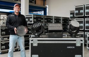 GLP X5 Beamshaper und JDC2 IP neu bei Ambion Frank Müller mit dem X5 Beamshaper (Foto: Ambion)