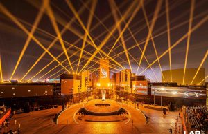 Claypaky Skylos für die Eröffnungszeremonie der Saudi Games