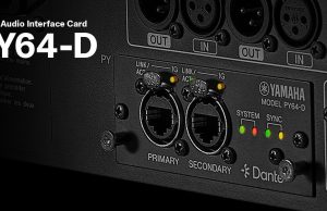 Neue Dante-Schnittstellenkarte für Yamaha DM7-Serie (Foto: Yamaha)