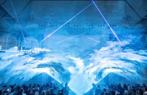 Lobo Lasershow für Verleihung des Innovationspreises