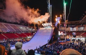 Nüssli baute Eventkonstruktion für das Big Air Klagenfurt Big Air Klagenfurt 2025 (Fotos: Limited Events GmbH)