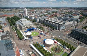 Die Euro 2024 in der Host City Leipzig (Foto: Leipziger Messe/Fairnet)