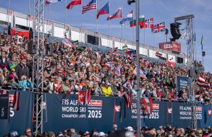 Alpine Ski WM 2025 in Saalbach mit Eventbauten von Nüssli FIS Alpine Ski Weltmeisterschaften Saalbach 2025 (Foto: Andreas Putz)