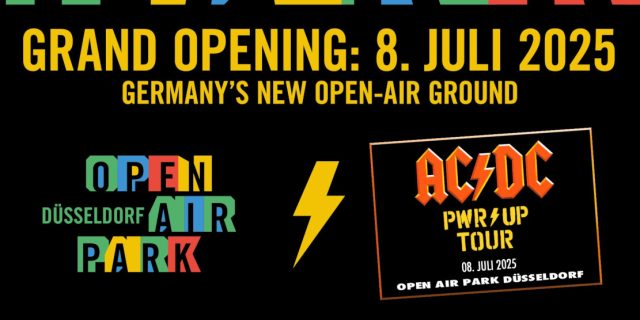 AC/DC eröffnen neue Groß-Location Open Air Park Düsseldorf