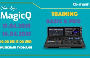 ChamSys MagicQ Training vom 15. bis 16. April (Grafik: Thomann)
