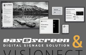 easescreen und Visionect starten Digital Signage-Partnerschaft (Grafik: easescreen)