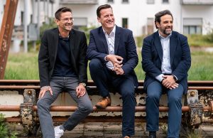 Neuausrichtung von Stagetec schreitet voran Sven Ahles, Craig Newbury und Nacho González (von links, Foto: Stagetec)