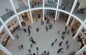 Ars Electronica Solutions realisiert Klanginstallation in München Begegnungsmusik (Music of Encounters) in der Rotunda in the Pinakothek der Moderne (Foto: Sybille Forster)