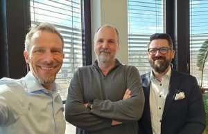 Generationswechsel und Jubiläum bei Wireworx Johannes Sprondel, Jürgen Kössinger und Manuel Jurkitsch (von links, Foto: Wireworx)