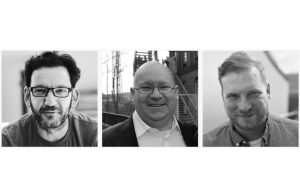 Christie vereinbart Verkauf von Pandoras Box Daniel Schäfer, Daniel Kaminski und Andre Maier (Fotos: Christie)