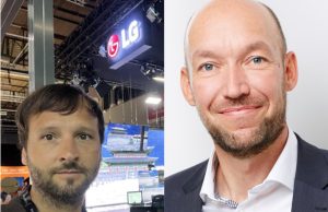 LG Information Display stärkt Führungsteam in Deutschland Robert Bergner und Christoph Spahn (von links, Fotos: LG Electronics)