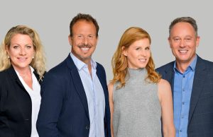 ESC 2026: Claudio Bortoli ist Technical Supervisor Nina Kaiser, Michael Krön, Anja Lenhart und Claudio Bortoli (von links, Foto: ORF/Thomas Ramstorfer)