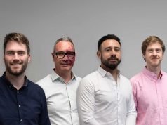 PRG UK stellt sein Corporate-Events-Team neu auf Ben Hornshaw, Scott Rooney-Ashby, Cameron Bannister und Nick Clarke (von links, Foto: PRG UK)