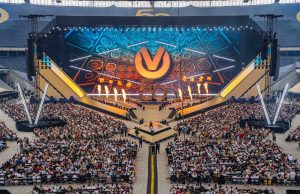 Jubiläumsshow der DVAG mit Videotechnik von Hibino