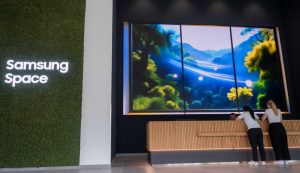 Code of Nature-Kunstinstallation mit Samsung The Wall (Fotos: Samsung)