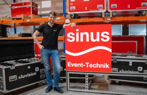 Portfolio-Erweiterung bei Sinus Event-Technik Portfolio-Erweiterung mit AluVision Rahmensystem und LED-Panels (Foto: Sinus Event-Technik)