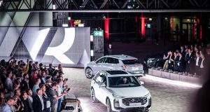 Chris Moylan beleuchtete Weltpremiere des Audi Q3