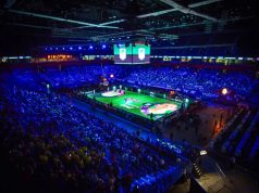 ASB GlassFloor gründet ASB Arena and Event Services ASB GlassFloor im Einsatz (Foto: Basketball Champions League)