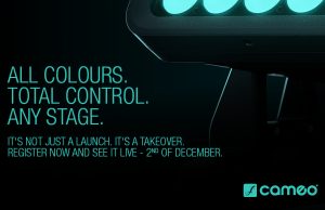 Cameo mit digitalem Launch Event am 2. Dezember Visual zum Launch Event (Foto: Adam Hall Group)