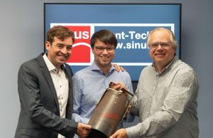 Neue Doppelspitze startet bei Sinus Event-Technik Simon Rist, Felix Lokay und Thorsten Schmidt (von links, Foto: Sinus Event-Technik)