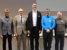 VPLT-Mitgliederversammlung wählt neuen Vorstand Neuer Vorstand des VPLT: Jürgen Junker, Helge Leinemann, Christian Sommer, Markus Endl und Falco Zanini (von links, Foto: VPLT)