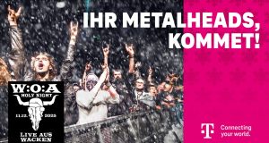 Telekom präsentiert erstes W:O:A Holy Night Visual zur Premiere des W:O:A Holy Night (Foto: Deutsche Telekom)