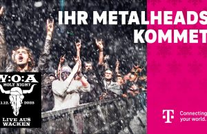 Telekom präsentiert erstes W:O:A Holy Night Visual zur Premiere des W:O:A Holy Night (Foto: Deutsche Telekom)